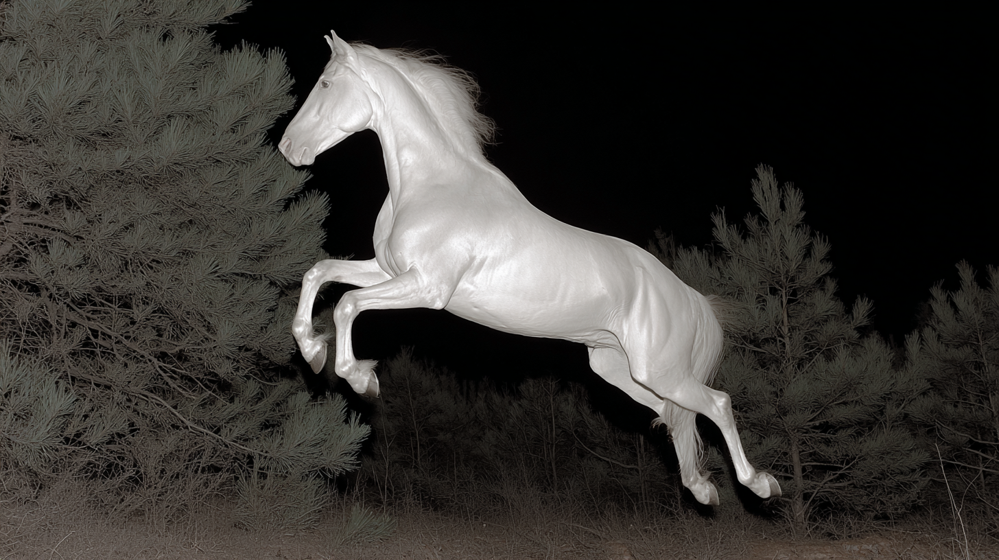 STAGES interstitial — White horse